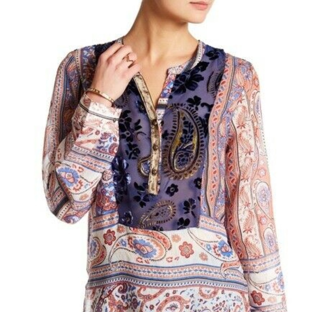 ARATTA Anthro Sierra Blouse NWT - Picture 1 of 7